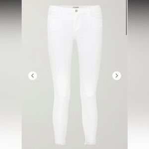 FRAME- Le Skinny de Jeanne - white size 25